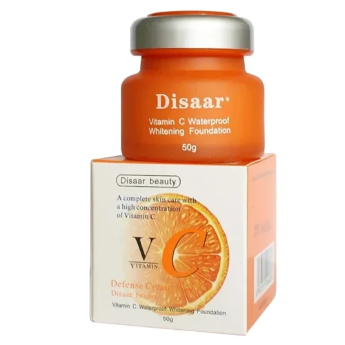 Disaar Beauty Waterproof Whitening Foundation Cream with Vitamin C 50 gr
