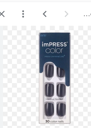 ImPRESS Color One Step Press-On Gel Manicure Kit Graytitude 018