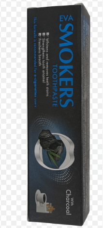Eva Smokers Whitening & Strengthening Toothpaste with Charcoal