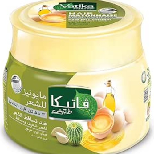 Vatika Naturals Hair Fall Control Mayonnaise with Cactus, Garlic & Gerger for Weak & Falling Hair