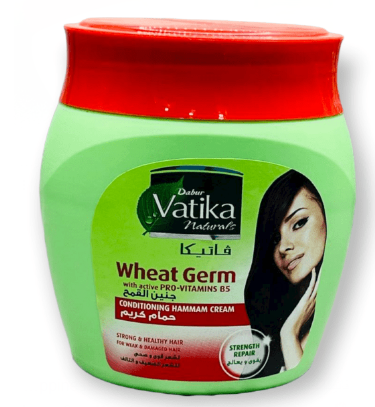 Vatika Wheat Germ Conditioning Hammam Cream for Weak & Damaged Hair