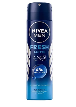 NIVEA Men Fresh Active 48H Antibacterial Deodorant Spray