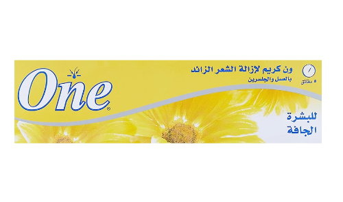 One Hair Removal Cream with Honey & Glycerin for Dry Skin