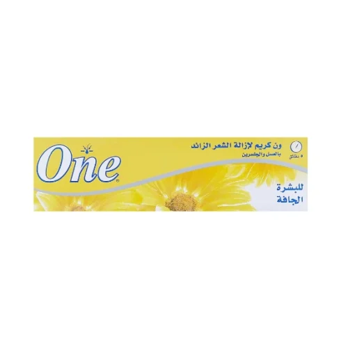 One Hair Removal Cream with Honey & Glycerin for Dry Skin