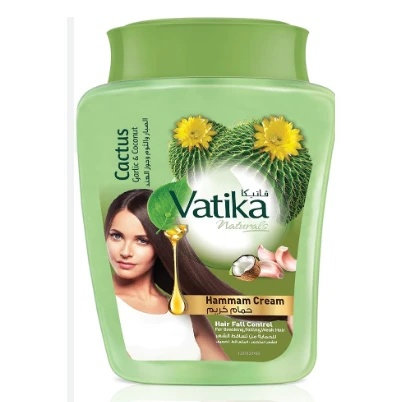 Vatika Conditioner Cream with Garlic, Cactus & Coconut for Breaking, Falling & Weak Hair