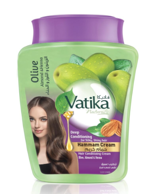 Vatika Naturals Hair Deep Conditioning Cream with Henna, Almond & Olive Oils for Dry, Dull & Lifeless Hair