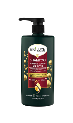 Bio Luxe Strengthening, Repairing & Smoothing Shampoo with Brazilian Keratin - parabens free, sulfate free, cruelty free
