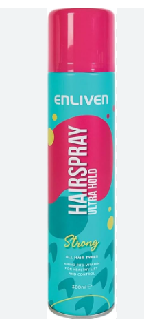 Enliven Strong Spray for All Hair Types Ultra Hold