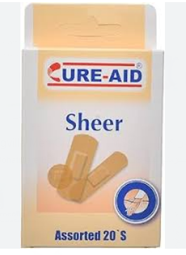 Cure-Aid Assorted Washproof Sheer Plasters