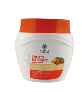 Yara Moisturizing & Strengthening Hot Oil Cream with Frutti Extract for Weak & Falling Hair