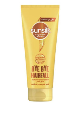Sunsilk Collagen Blends Bye Bye Hair Fall Conditioner with Collagen & Ceramides - sulfate free, cruelty free