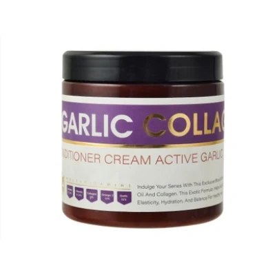Faster Hydrating, Strengthening & Conditioning Hair Cream with Garlic Oil, Collagen & Vitamin E