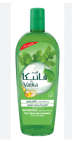 Vatika Watercress Hair Oil with Marrow & Vitamin E (10%off)