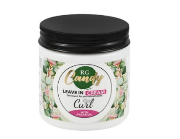 RG Candy Leave-In Hair Cream with Argan Oil for Curly Hair