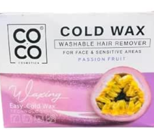 Coco Wax Washable Cold Wax Hair Remover Passion Fruit Scent