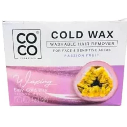 Coco Wax Washable Cold Wax Hair Remover Passion Fruit Scent