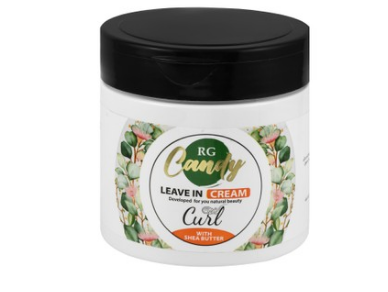 RG Candy Leave-In Hair Cream with Shea Butter for Curly Hair