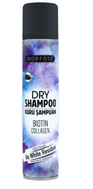Morfose Instant Refreshing Dry Shampoo with Biotin & Collagen for Dark Color Hair