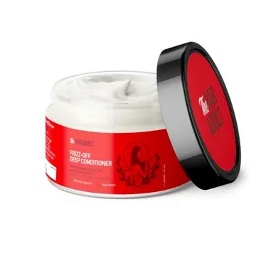 The Hair Addict Frizz-Off Moisturizing & Deep Conditioning Hair Mask with Panthenol, Papaya & Macadamia Extracts - silicones free, colorants free, parabens free