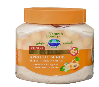 Nature's Bounty Venos Apricot Face & Body Scrub with Elder Flower