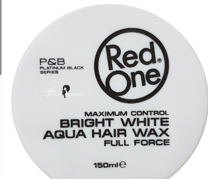 Red One Bright White Aqua Hair Wax Maximum Hold