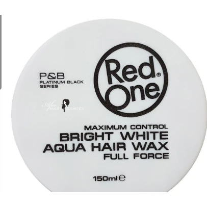 Red One Bright White Aqua Hair Wax Maximum Hold