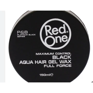 Red One Black Aqua Hair Gel Wax Maximum Hold