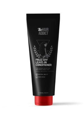 The Hair Addict Anti-Frizz Leave In Conditioner with Panthenol, Papaya & Macadamia Extracts - SLS free, SLES free, parabens free