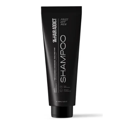 The Hair Addict Nourishing & Anti-Dandruff Shampoo with Vitamin B3, Horsetail Extract & Willow Bark for Men - SLS free, silicones free, parabens free