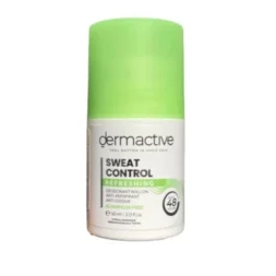 Dermactive Sweat Control Hypoallergenic 48H Refreshing, Anti-Perspirant & Anti-Odor Roll-On Deodorant - aluminum free