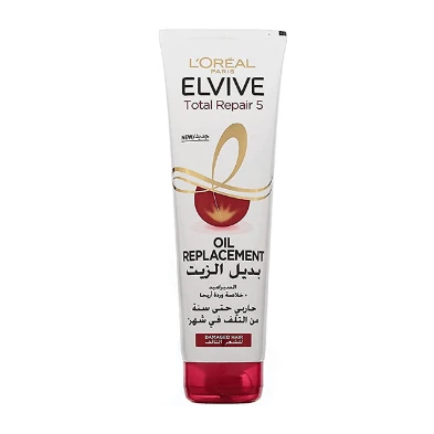 L'Oreal Elvive Total Repair 5 Oil Replacement with Rose of Jericho Extract & Ceramide for Damaged Hair