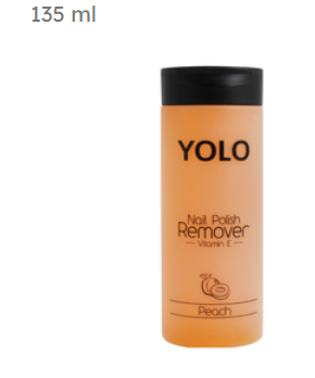 Yolo Nail Polish Remover Peach Scent with Vitamin E