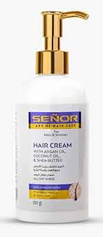 Señor Hair Cream with Argan Oil, Coconut Oil & Shea Butter