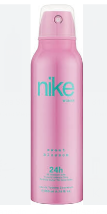 Nike 24H Sweet Blossom Eau de Toilette Deodorant Spray for Women - aluminum salts free