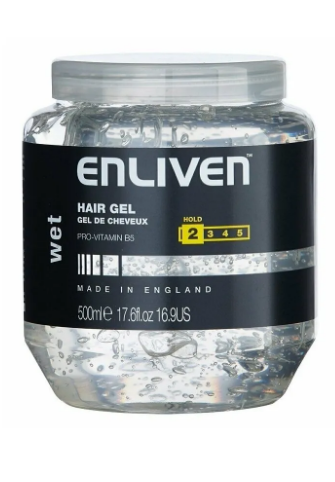 Enliven Wet Hair Gel with Pro-Vitamin B5 Hold 2