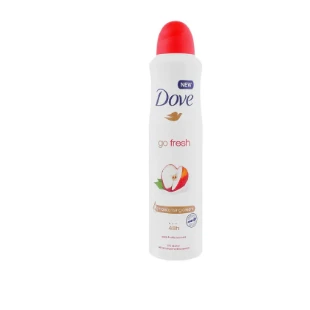 Dove Go Fresh 48H Antiperspirant Deodorant Spray Apple & White Tea Scent with Moisturizing Cream - alcohol free