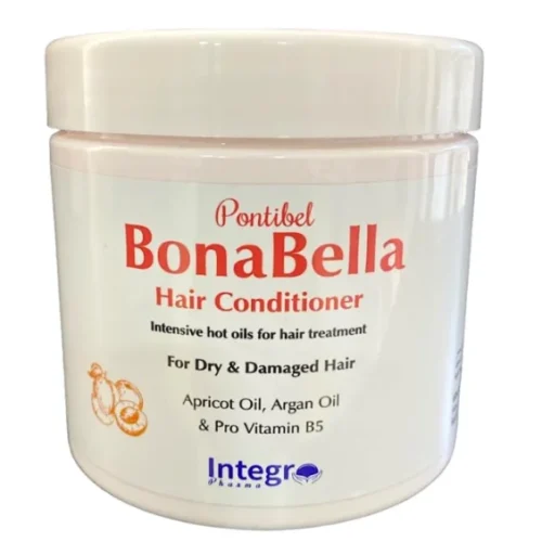 Bonabella Conditioner with Pro-Vitamin B5, Apricot & Argan Oil for Dry & Damaged Hair - sulfates free, silicone free, parabens free