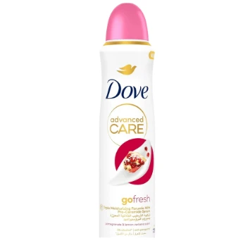 Dove Advanced Care Go Fresh 72H Moisturizing & Antiperspirant Deodorant Spray Pomegranate & Lemon Verbena Scent with Pro-Ceramide - alcohol free