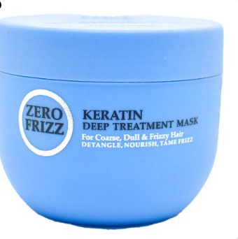 Zero Frizz Detangling & Nourishing Mask with Keratin for Coarse, Dull & Frizzy Hair
