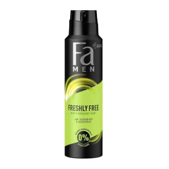 Fa Men 48H Deodorant & Body Spray Mint & Bergamot Scent - alcohol free, aluminum salts free