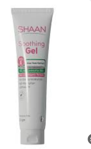 Shaan Non-Greasy Antioxidant, Moisturizing & Soothing Post-Laser Gel with Aloe Vera Extract & Vitamin E for Acne Prone, Oily & Combination Skin - non comedogenic, parabens free, fragrance free