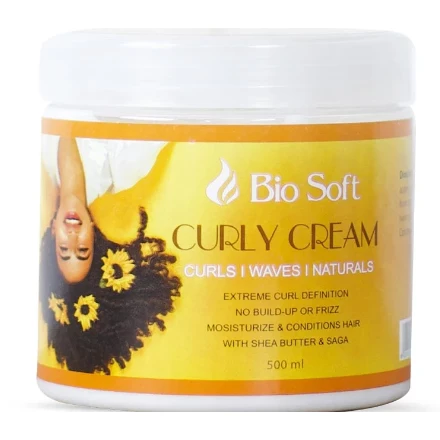 Bio Soft Curly Cream with Shea Butter & Saga