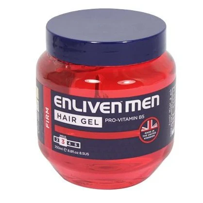 Enliven Firm Hair Gel with Pro-Vitamin B5 Hold 3