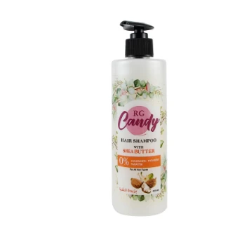 RG Candy Shampoo with Shea Butter for All Hair Types - colorants free, parabens free, paraffin free