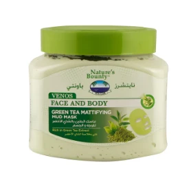 Nature's Bounty Venos Mattifying Face & Body Mud Mask with Green Tea Extracts