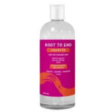 Root To End Intense Moisturizing & Deep Hydrating Shampoo with Argan Oil, Keratin & Caffeine for Dry & Damaged Hair - sulfate free, silicone free, parabens free