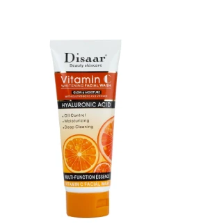 Disaar Whitening, Glowing & Moisturizing Facial Wash with Vitamin C, Glutathione & Hyaluronic Acid