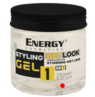Energy Cosmetics Hair Styling Gel Stunning Wet Look 1
