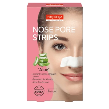 Purederm Botanical Choice Nose Pore Strips with Aloe Extract - parabens free