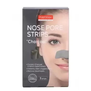 Purederm Nose Pore Strips with Charcoal & Witch Hazel Extract - parabens free